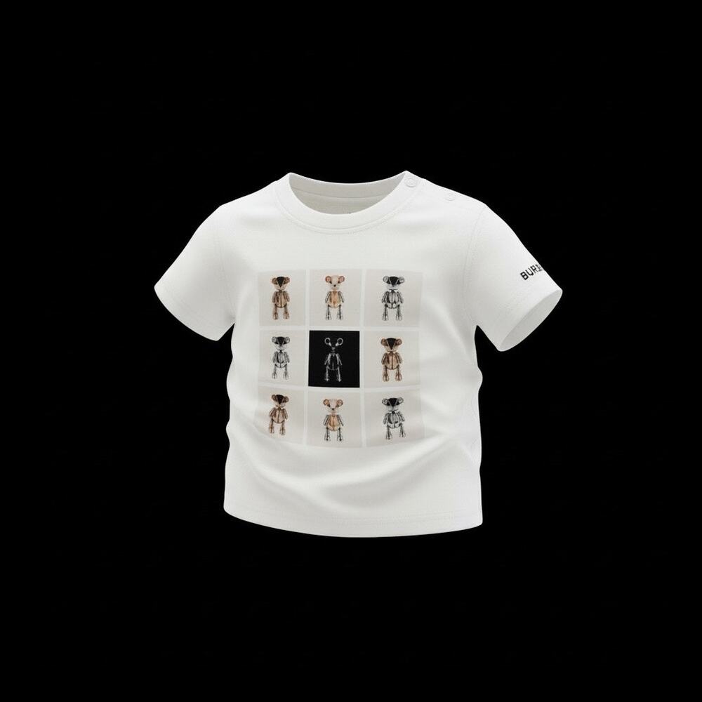 BURBERRY baby Thomas Bear T-shirt in Cotton
